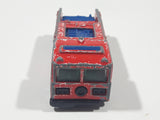 1982 Hot Wheels Fire Eater Red Fire Truck Die Cast Toy Car Vehicle - BW - Blue Lights