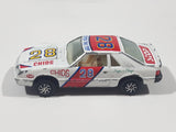 Yatming Ford Mustang Pace Car No. 1028 White Die Cast Toy Muscle Race Car Vehicle