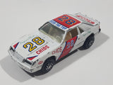 Yatming Ford Mustang Pace Car No. 1028 White Die Cast Toy Muscle Race Car Vehicle