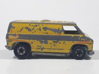 Vintage 1977 Hot Wheels Super Van Paramedic Yellow Die Cast Toy Car Vehicle BW - Hong Kong