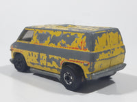 Vintage 1977 Hot Wheels Super Van Paramedic Yellow Die Cast Toy Car Vehicle BW - Hong Kong