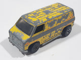 Vintage 1977 Hot Wheels Super Van Paramedic Yellow Die Cast Toy Car Vehicle BW - Hong Kong