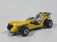 1995 Hot Wheels Ultra Hots Pipe Jammer Yellow Die Cast Toy Car Vehicle