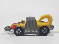 1989 Hot Wheels Speed Demons Eevil Weevil Yellow Die Cast Toy Car Vehicle