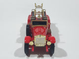 Vintage Lesney Matchbox Models of YesterYear No. Y-6 Rolls Royce Borough Green & District Ladder Fire Truck Red Die Cast Toy Antique Car Vehicle