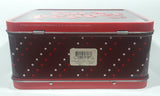 Dr. Pepper I'm a Pepper Red Embossed Tin Metal Lunch Box