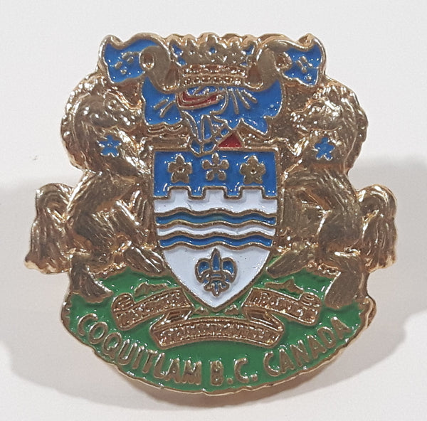 Coquitlam B.C. Canada Enamel Metal Lapel Pin