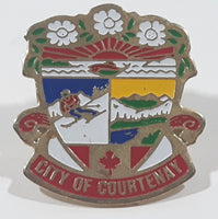 City of Courtenay Enamel Metal Pin