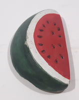 Watermelon Shaped 1" x 1 3/4" Resin Fridge Magnet