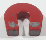 Red Horseshoe Magnet 1" Metal Fridge Magnet