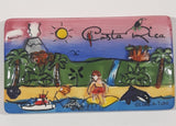 Luke-A-Tuke Costa Rica 3D 2" x 3 3/8" Creamic Fridge Magnet