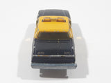 Vintage Majorette No. 240 Chevrolet Impala 444 Taxi Cab Black and Yellow 1/69 Scale Die Cast Toy Car Vehicle - Missing Doors