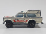 Vintage Majorette No. 269 Ambulance White 1/64 Scale Die Cast Toy Car Vehicle