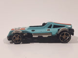 2006 Hot Wheels First Editions Med-Evil Light Blue Die Cast Toy Race Car Vehicle