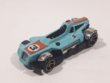 2006 Hot Wheels First Editions Med-Evil Light Blue Die Cast Toy Race Car Vehicle