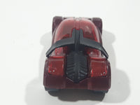 2007 Hot Wheels Track Stars Iridium Dark Red Die Cast Toy Car Vehicle