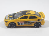 2019 Hot Wheels Backroad Rally 2008 Lancer Evolution Yellow Die Cast Toy Car Vehicle