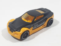 2014 Hot Wheels Ultimate Racing Symbolic Black and Orange #5 Die Cast Toy Car Vehicle