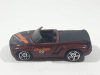 2001 Hot Wheels Company Cars Dodge Sidewinder Truck Burgundy Die Cast Toy Car Vehicle