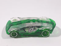 2014 Hot Wheels Truckin' Transporters Split Decision Clear Green Die Cast Toy Car Vehicle