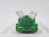 2014 Hot Wheels Truckin' Transporters Split Decision Clear Green Die Cast Toy Car Vehicle