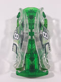 2014 Hot Wheels Truckin' Transporters Split Decision Clear Green Die Cast Toy Car Vehicle