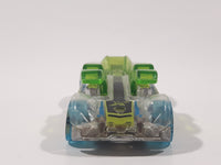 2017 Hot Wheels X-Raycers What-4-2 Clear and Transparent Green Die Cast Toy Race Car Vehicle