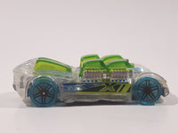 2017 Hot Wheels X-Raycers What-4-2 Clear and Transparent Green Die Cast Toy Race Car Vehicle