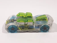 2017 Hot Wheels X-Raycers What-4-2 Clear and Transparent Green Die Cast Toy Race Car Vehicle