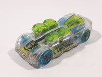 2017 Hot Wheels X-Raycers What-4-2 Clear and Transparent Green Die Cast Toy Race Car Vehicle