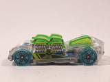 2017 Hot Wheels X-Raycers What-4-2 Clear and Transparent Green Die Cast Toy Race Car Vehicle