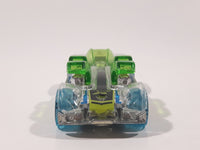 2017 Hot Wheels X-Raycers What-4-2 Clear and Transparent Green Die Cast Toy Race Car Vehicle