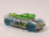 2017 Hot Wheels X-Raycers What-4-2 Clear and Transparent Green Die Cast Toy Race Car Vehicle