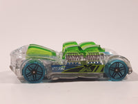 2017 Hot Wheels X-Raycers What-4-2 Clear and Transparent Green Die Cast Toy Race Car Vehicle