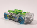 2017 Hot Wheels X-Raycers What-4-2 Clear and Transparent Green Die Cast Toy Race Car Vehicle