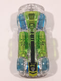 2017 Hot Wheels X-Raycers What-4-2 Clear and Transparent Green Die Cast Toy Race Car Vehicle