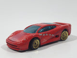 2000 Hot Wheels Jaguar XJ220 Red Die Cast Toy Car Vehicle