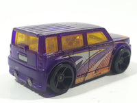 2012 Hot Wheels HW Code Cars Scion xB Transparent Purple Die Cast Toy Car Vehicle