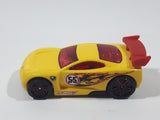 2010 Hot Wheels Police Pursuit Power Rage Yellow #55 Plastic Body Die Cast Toy Car Vehicle