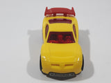 2010 Hot Wheels Police Pursuit Power Rage Yellow #55 Plastic Body Die Cast Toy Car Vehicle