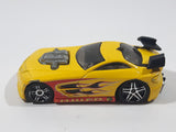 2009 Hot Wheels Raceway Fire Station Mercy Breaker Yellow Die Cast Toy Car Vehicle