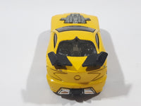 2009 Hot Wheels Raceway Fire Station Mercy Breaker Yellow Die Cast Toy Car Vehicle