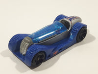 2009 Hot Wheels Brit Speed Silver with Blue Fenders Die Cast Toy Race Car Vehicle