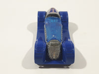 2009 Hot Wheels Brit Speed Silver with Blue Fenders Die Cast Toy Race Car Vehicle