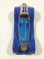 2009 Hot Wheels Brit Speed Silver with Blue Fenders Die Cast Toy Race Car Vehicle