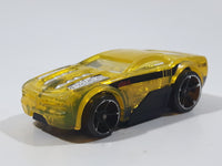 2013 Hot Wheels HW Racing: X‑Raycers Horseplay Transparent Yellow Die Cast Toy Car Vehicle