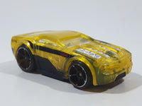 2013 Hot Wheels HW Racing: X‑Raycers Horseplay Transparent Yellow Die Cast Toy Car Vehicle