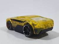 2013 Hot Wheels HW Racing: X‑Raycers Horseplay Transparent Yellow Die Cast Toy Car Vehicle