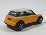 2002 Hot Wheels First Editions 2001 Mini Cooper Pearl Dark Yellow with White Roof Die Cast Toy Car Vehicle