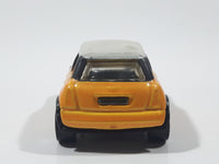 2002 Hot Wheels First Editions 2001 Mini Cooper Pearl Dark Yellow with White Roof Die Cast Toy Car Vehicle